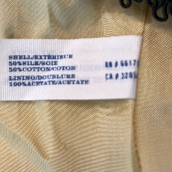 Anthro Leifsdottir Black & Green Leaf Silk Sheath. Size 0 - Picture 10 of 10